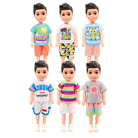 Casual Cloth Doll Outfits, for 5.5 inch Boy Doll Party Dressing Accessories