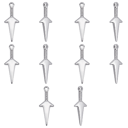 304 подвески из нержавеющей стали, кинжал