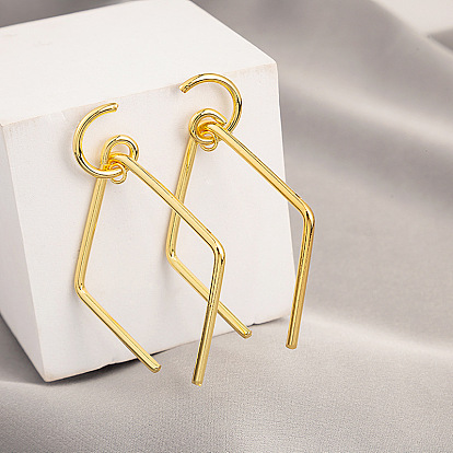 Geometric Hollow Out Earrings - Fashionable, Simple, Trendy, Versatile, Sweet and Cool.