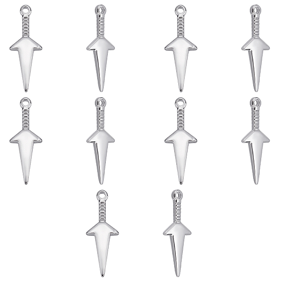 304 подвески из нержавеющей стали, кинжал