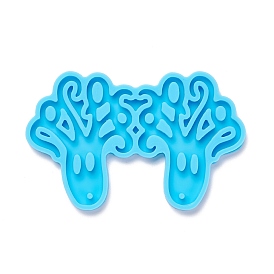 Poulpe diy pendentif moules en silicone, pour création de la boucle d'oreille , moules de résine, pour la résine UV, fabrication de bijoux en résine époxy