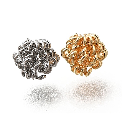 Латунные бусины, без кадмия, без никеля и без свинца, твист