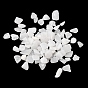 Natural White Jade Beads, Chip, No Hole/Undrilled