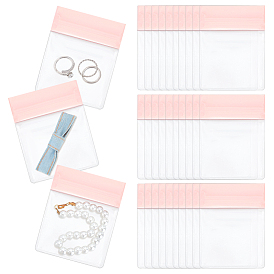 Прозрачные упаковочные пакеты eva с застежкой-молнией, верхние пакеты с самозапечатыванием, прямоугольные