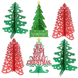 Christmas Tree Paper Display Decorations