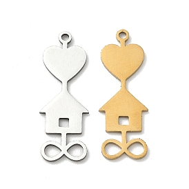 201 подвески из нержавеющей стали, подвески для дома «Бесконечная любовь»