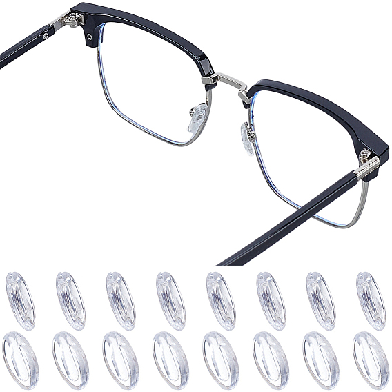 200 Pairs Silicone Eyeglass Nose Pads, for Glasses Accessories