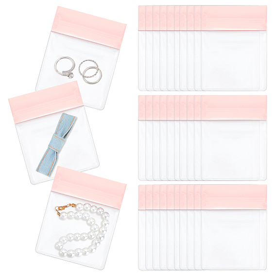 Прозрачные упаковочные пакеты eva с застежкой-молнией, верхние пакеты с самозапечатыванием, прямоугольные