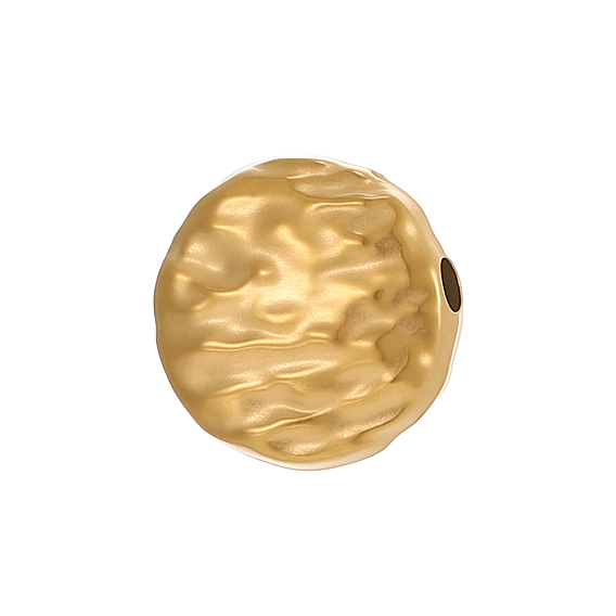 Текстурированные 304 шарики из нержавеющей стали, круглые, долговечный, ионное покрытие (ip), реальный 18 k позолоченный