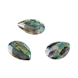 Paua Shell Cabochons, Teardrop