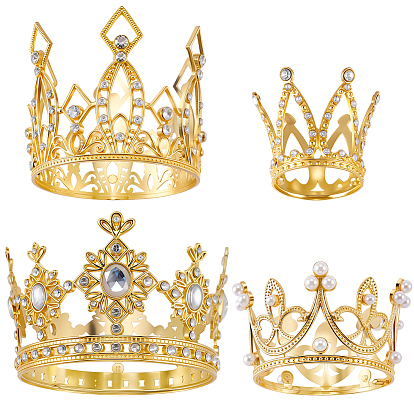 4 шт. 4 стили корона из цинкового сплава украшение для торта