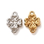 304 Stainless Steel Connector Charms, Clover Links