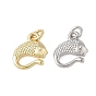 Латунные подвески, рыбы прелести, с целью перехода в кольце, долговечный, без свинца и без кадмия