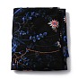 Polyester Organza Fabric, Embroidery Flower Pattern Tulle Mesh Fabric, for DIY Evening Dress, Skirt Bridal Dress
