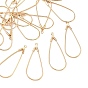 SHEGRACE Brass Pendants, Teardrop Charms, Cadmium Free & Lead Free & Nickel Free