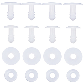 52 наборы 2 стильные пластиковые кукольные суставы, с шайбами, аксессуары для плюшевого мишки своими руками