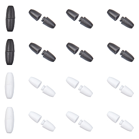 Пластиковые застежки отколовшиеся, для резиновых силиконовых прорезывающих ожерелий