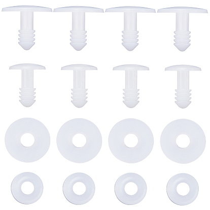 52 наборы 2 стильные пластиковые кукольные суставы, с шайбами, аксессуары для плюшевого мишки своими руками