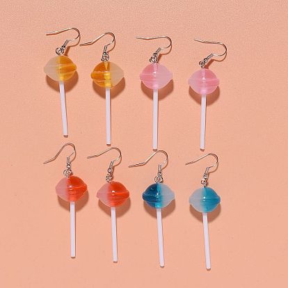 Смолы болтаться серьги, конфеты, платина