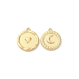 Латунные подвески, без кадмия, без никеля и без свинца, реальный 18 k позолоченный