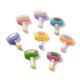 Opaque Resin Cabochons, Small Air Hammer Toy