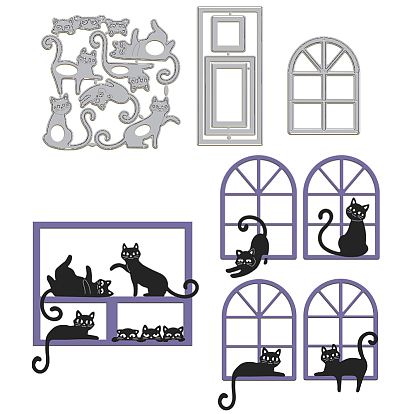 Углеродистая сталь разрезает трафареты, для diy scrapbooking, Фотоальбом, декоративная бумага для тиснения, цвет нержавеющей стали