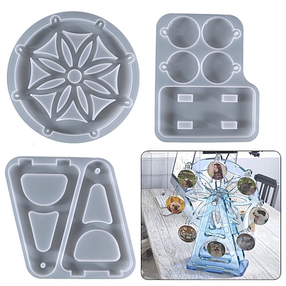DIY Ferris Wheel Silicone Molds, Resin Casting Molds, For UV Resin, Epoxy Resin Jewelry Making