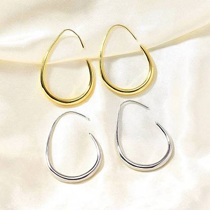 Серьги-капли из латуни, без кадмия и без свинца, долговечный