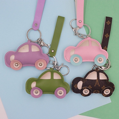 PU Leather Car Pendant Keychain, Pendant Decoration