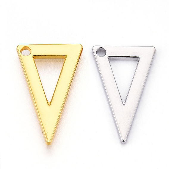 Подвески из сплава , без кадмия, без никеля и без свинца, треугольные