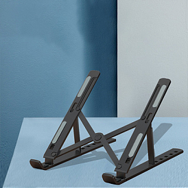 Alloy Notebook Computer Stand, Folding Lift Adjustable Holders, Increased Heat Dissipation Stand