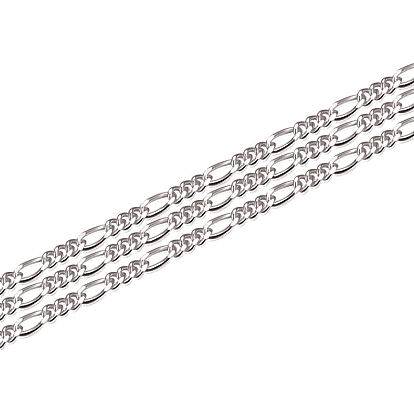 925 серебряная цепочка фигаро, пайки