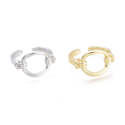 Латунь манжеты кольца, открытые кольца, Кольцевая форма