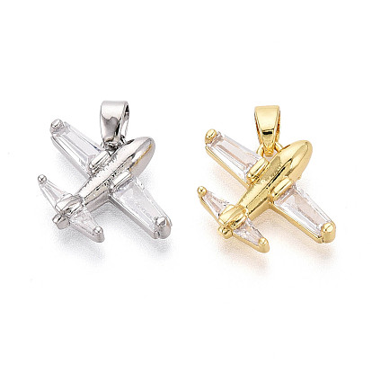 Латунные микро проложить кубического циркония подвески, прелести самолета