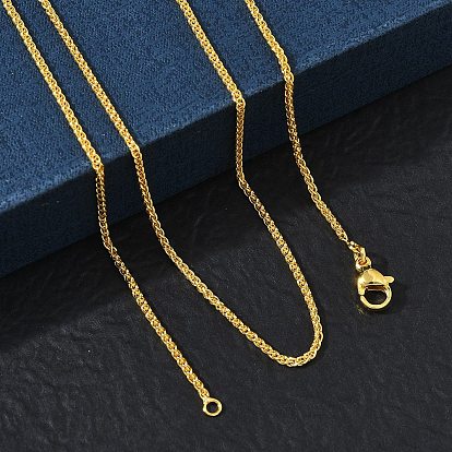 1.5MM Brass Wheat Chain Necklaces for Women, Long-Lasting Plated