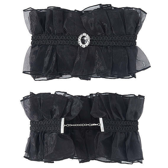 Галстуки-бабочки из органзы и акрила