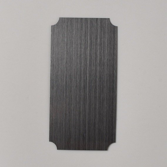 304 Stainless Steel Type Business Cards, Rectangle