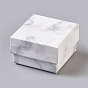 Бумажные картонные коробки для ювелирных украшений, квадратный