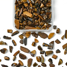 50g натуральные бусины с изображением тигрового глаза, нет отверстий / незавершенного