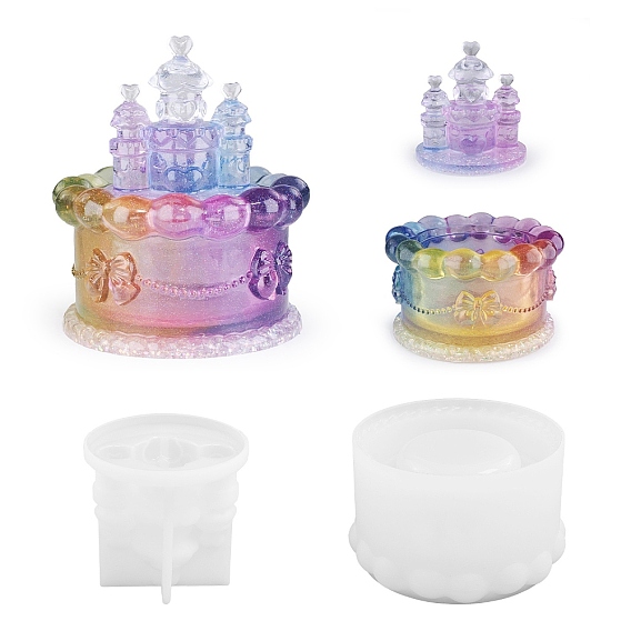 Сделай сам коробка для хранения силиконовые формы, формы для литья смолы, для уф-смолы, изготовление ювелирных изделий из эпоксидной смолы