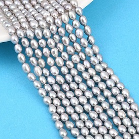 Нити из натурального культивированного пресноводного жемчуга, рис, класс 5