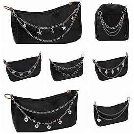 Alloy Purse Chains, Handbag Decorative Chains