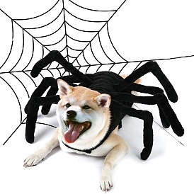 Хэллоуин хлопок костюм питомца паук ткань, для собак и кошек праздничный костюм для вечеринки