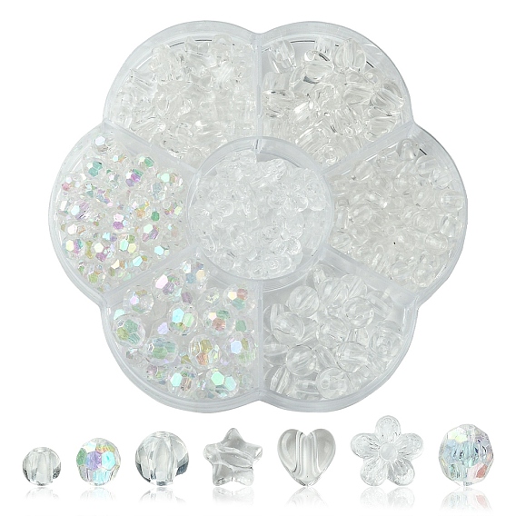 Акриловые бусины смешанного стиля, смешанный стиль