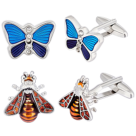 2 пары 2 стили латунные запонки из смолы, пряжки для шалей и накидок, для аксессуаров для одежды, разнообразные