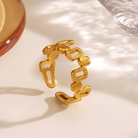 304 открытые манжеты из нержавеющей стали, прямоугольные