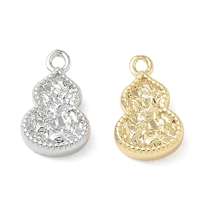 Brass Charms, Hammered Gourd Charms