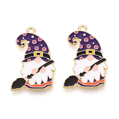 Подвески из эмали и сплава, без свинца и без кадмия, чары гномов, золотые