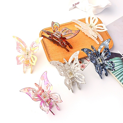 Заколки для волос из пвх, бабочка