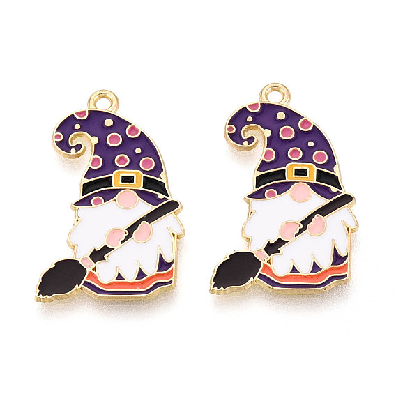 Подвески из эмали и сплава, без свинца и без кадмия, чары гномов, золотые